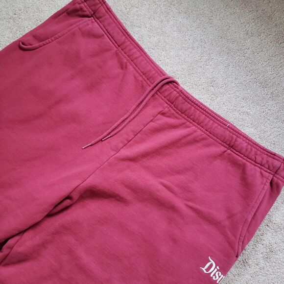 Walt Disney World Mickey & Friends Houseware Maroon Sweatpants 2XL Embroidered - Picture 5 of 12